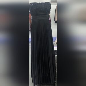 Speechless Black Strapless Gown